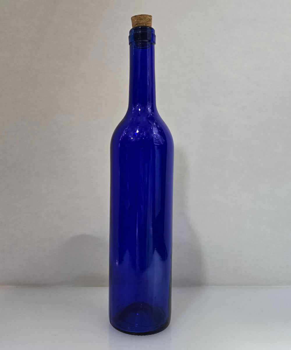 Botella pintada Azul 750ml