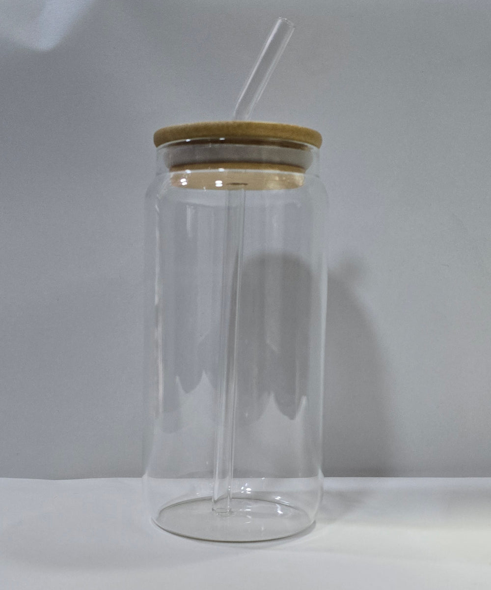 Frasco de 500ml con cañita de vidrio